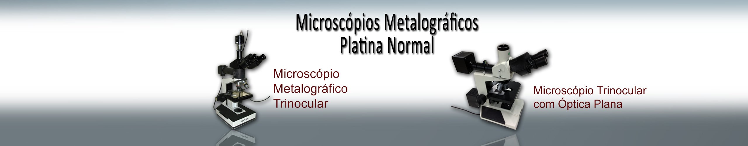microscópio platina normal
